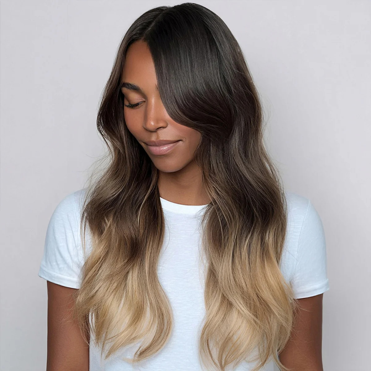 Silk Seam Clip-In, Dark Brown/Dirty Blonde| Bellami Hair | Bellami Hair