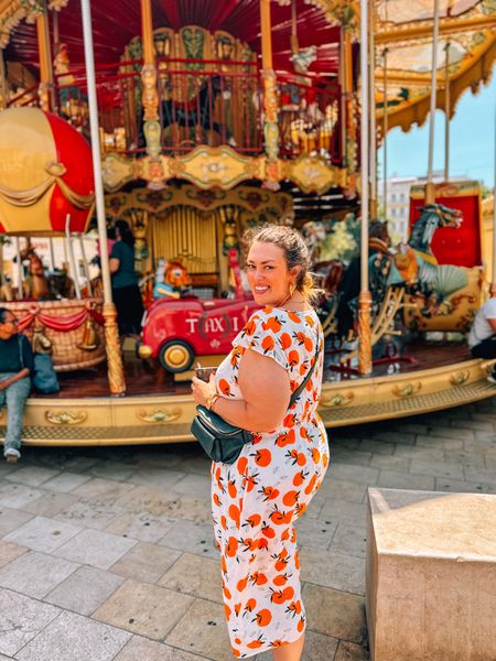 This dress is so comfy and cute! It fit In perfectly with the European trip outfit vibes I was wanting & I even linked shirts for men that would be cute with this dress to go along with the citrus vibes! 

#LTKtravel #LTKFind #LTKcurves