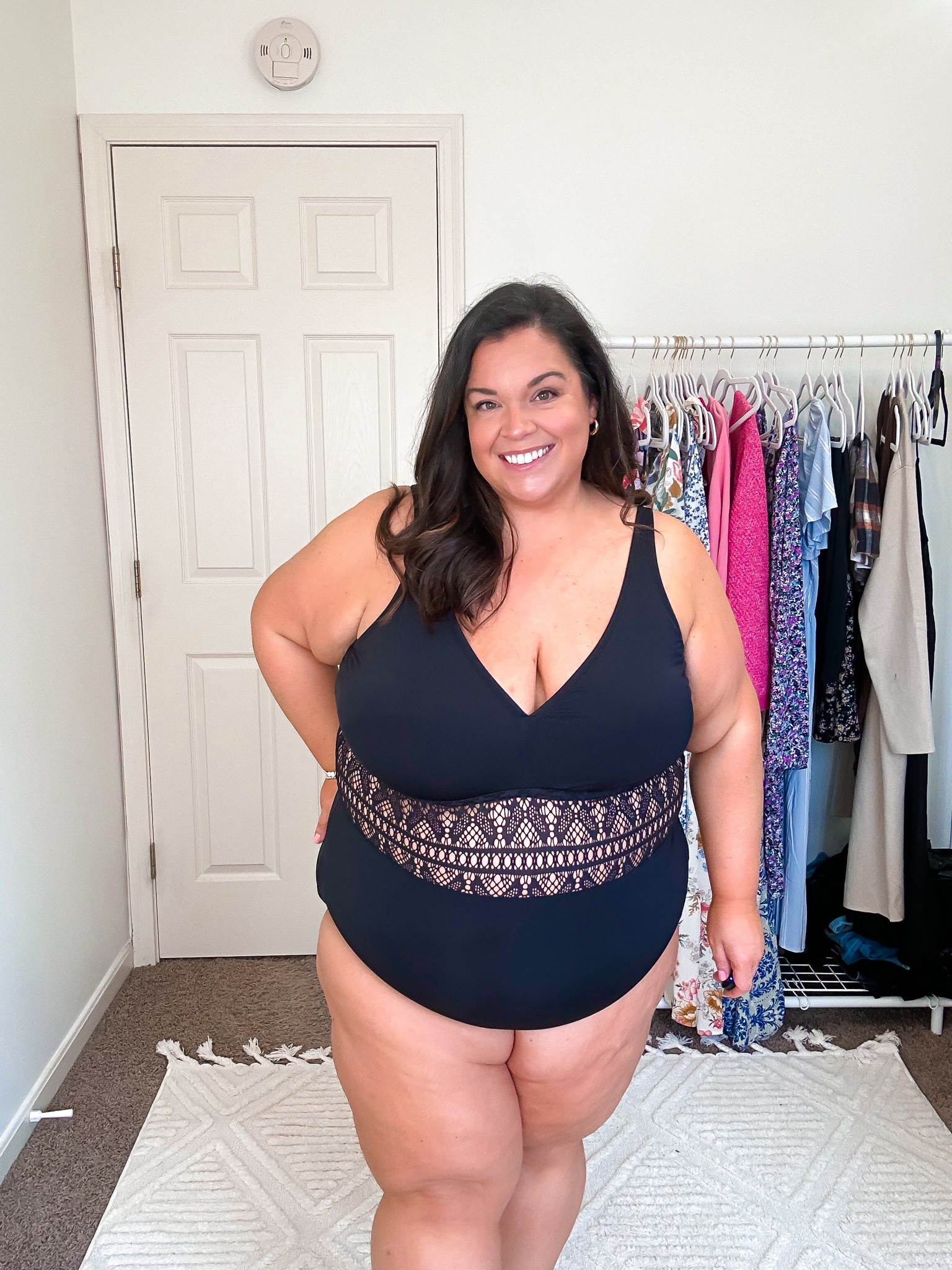 This Walmart swim suit is SO cute and comfortable! I love the crochet middle and black color. I’m wearing a 2x

#LTKplussize #LTKfindsunder50 #LTKswim
