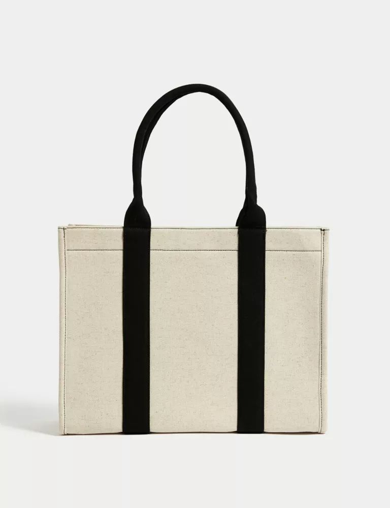 Canvas Structured Tote Bag | Marks and Spencer CA