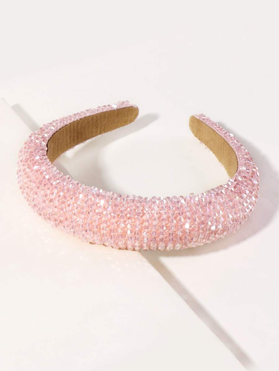 Rhinestone Beaded Hair Hoop | SHEIN