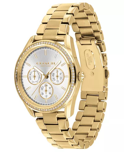 Women's Preston Gold-Tone Bracelet Watch 36mm | Macys (US)