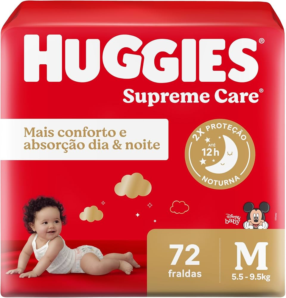 HUGGIES Fralda Huggies Supreme Care M 72 Unidades | Amazon (BR)