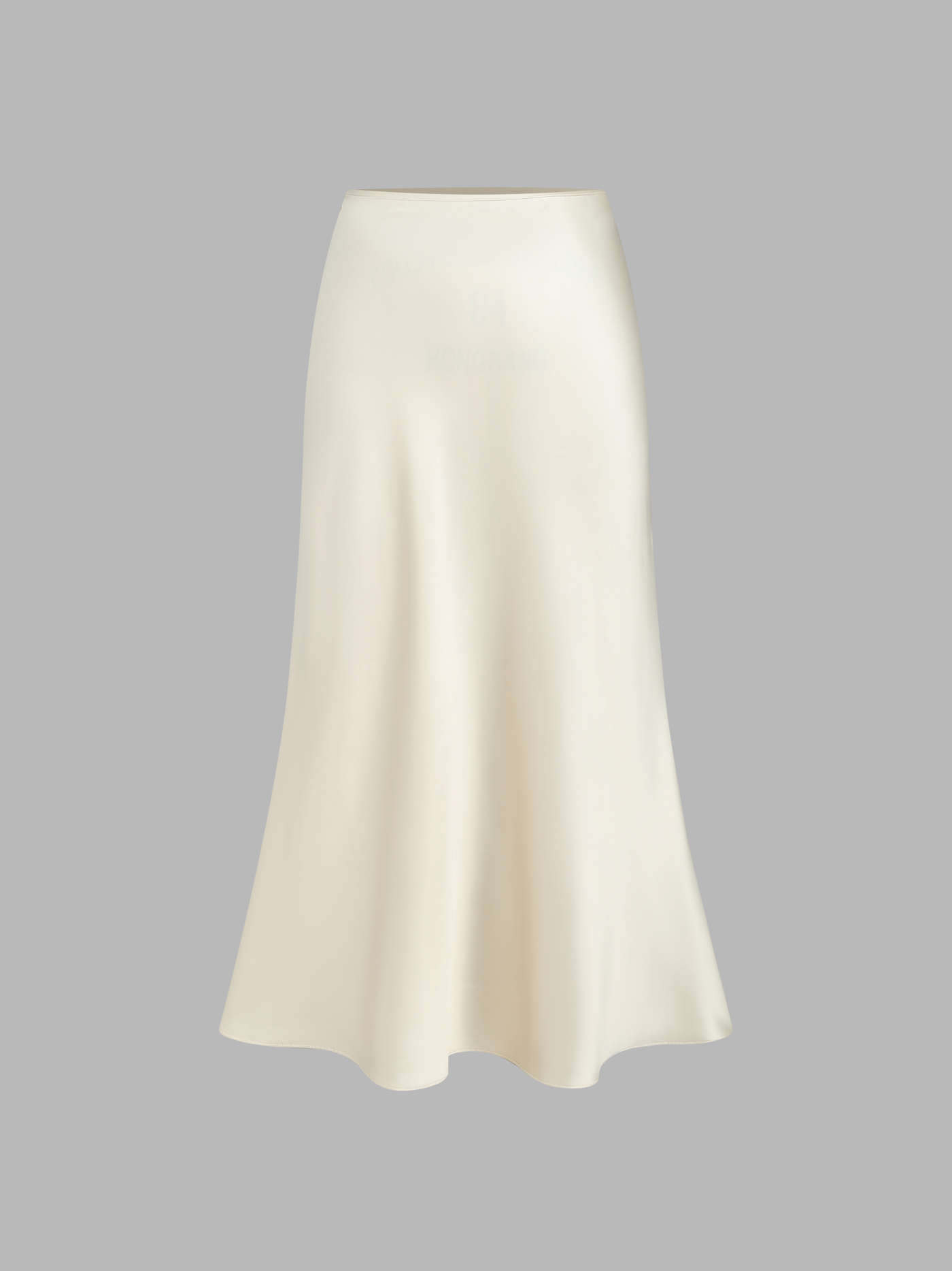 Petite Satin Ruffle Bias Cut Midi Skirt | Cider