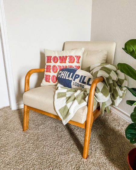 Obsessed with this affordable amazon chair!! Amazon home decor | amazon finds | amazon chair | linen chair | affordable furniture | comfy throw blanket#LTKFind

#LTKstyletip #LTKxPrime #LTKhome