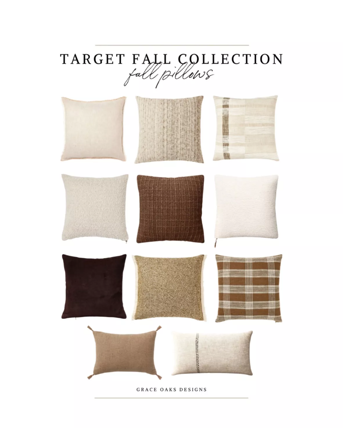 Oversized Textural Woven Throw Pillow Cream - Threshold™ : Target