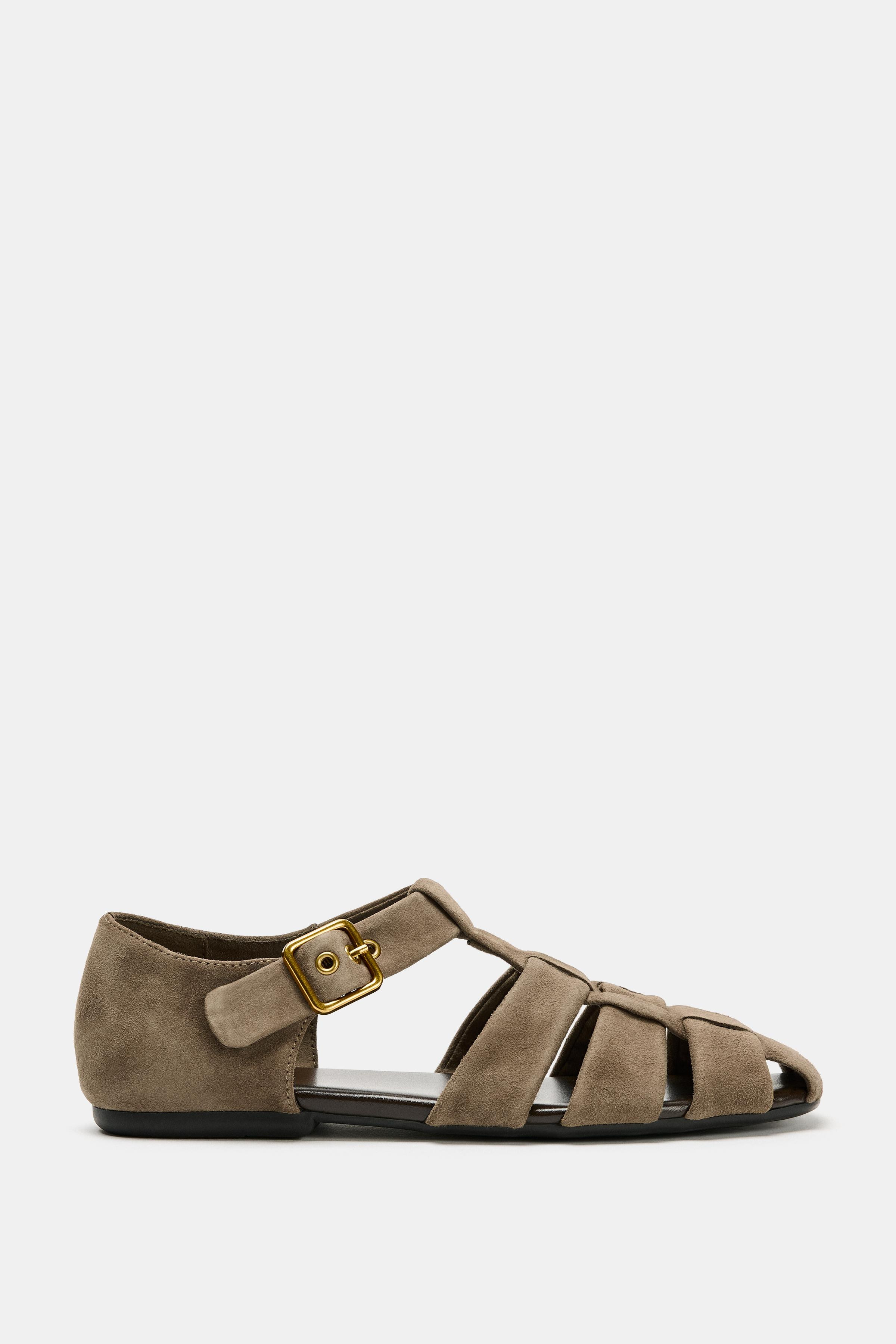 SUEDE BALLET FLATS | Zara AU
