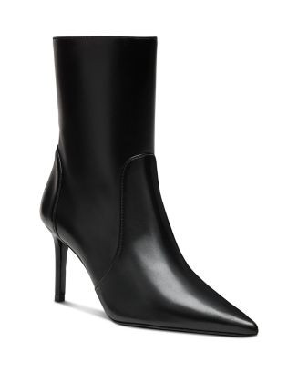 Women's Stuart Power 75 Pointed Toe Zip Booties | Bloomingdale's (US)