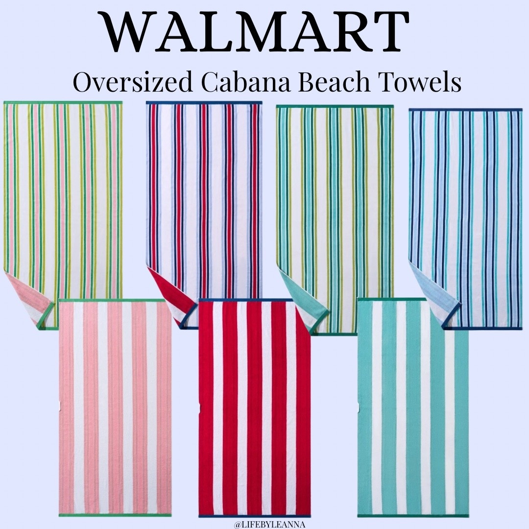 The quality on these cabana beach towels are amazing! They sell out quickly every year! $14 each! 






Walmart / beach towels / cabana / beach /summer 

#LTKSeasonal #LTKTravel #LTKSwim