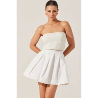 ASTR the Label | Kai Sweater Tube Top in Cream | Size L | ASTR The Label (US)