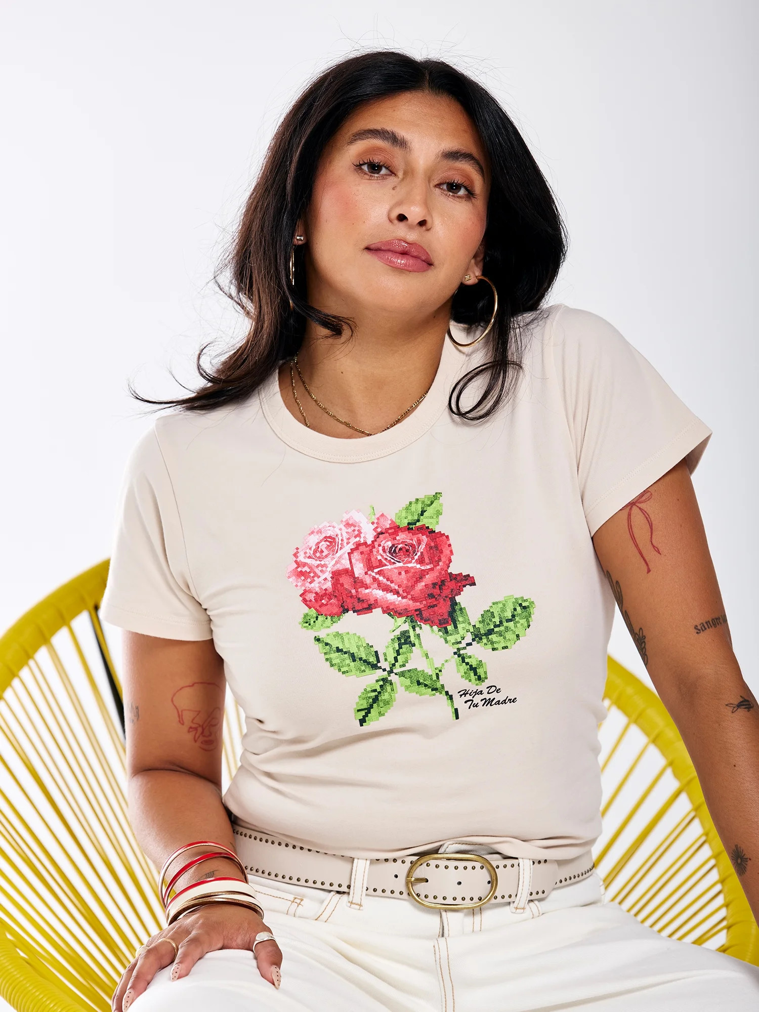 Hija De Tu Madre, Unisex Graphic Baby Tee, Roses, Sizes XS-3XL | Walmart (US)