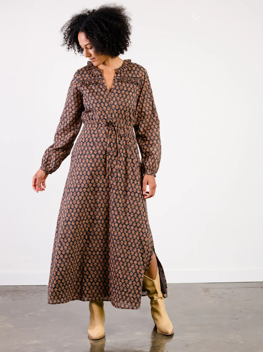 Caroline Ruffle Maxi Dress | ABLE Clothing