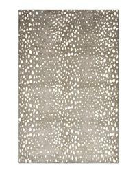 Solo Rugs Louis Modern Sand Wool Animal Patterned Rug - 5'x8' | Kathy Kuo Home