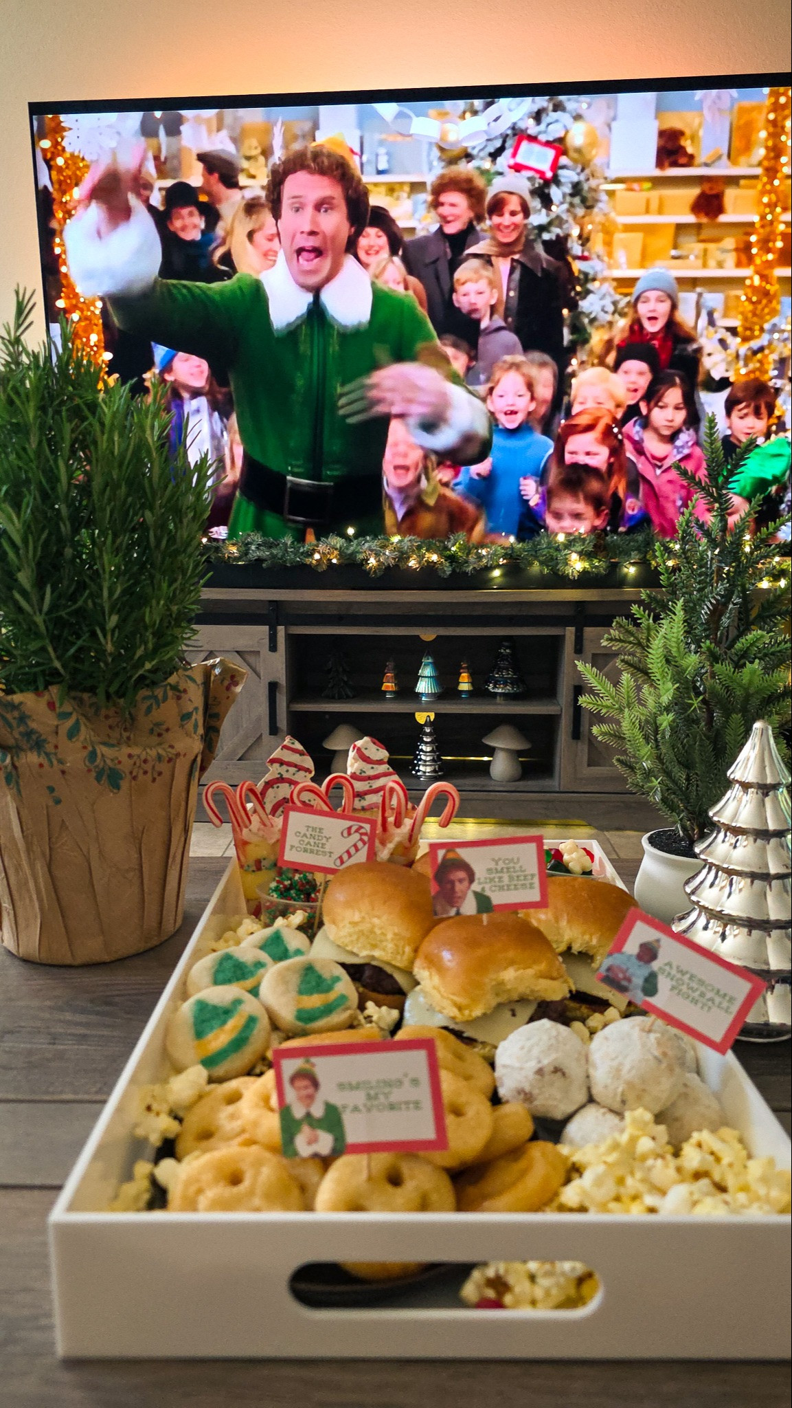 Smiling is my favorite and so is this Elf snack board. Linked every cute little thing I used, from the smiley fries to the parfait cups. If you’re hosting an Elf movie night, this is your sign to make it fun, cozy, and a little bit chaotic… just like Buddy would want.

Everything is linked for easy shopping! 

 #LTKHoliday #LTKfoodie #LTKSeasonal