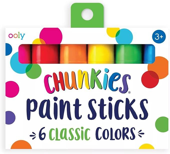 OOLY Chunkies Twistable Tempera Paint Sticks For Kids, No Mess Kids Art Supplies for Kids 4-6, Me... | Amazon (US)