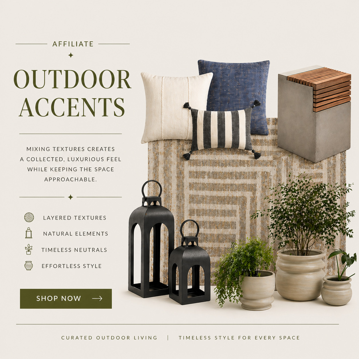 OUTDOOR DECOR | OUTDOOR PILLOWS | OUTDOOR ACCENTS | OUTDOOR RUG | OUTDOOR LANTERNS | OUTDOOR PLANTERS | OUTDOOR LIVING  

 #LTKSeasonal #LTKHome