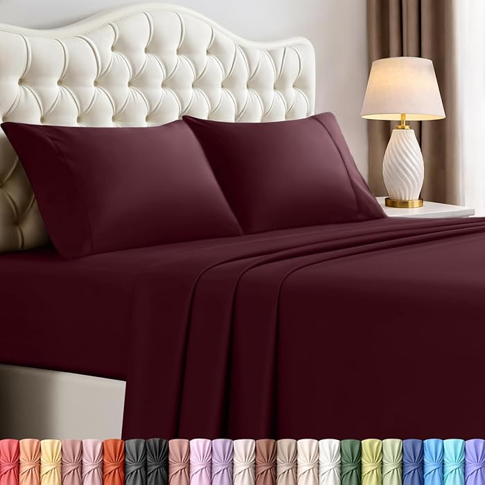 Utopia Bedding Queen Size Sheet Set – 4 Piece Bed Sheets, Soft and Breathable Microfiber, Inclu... | Amazon (US)