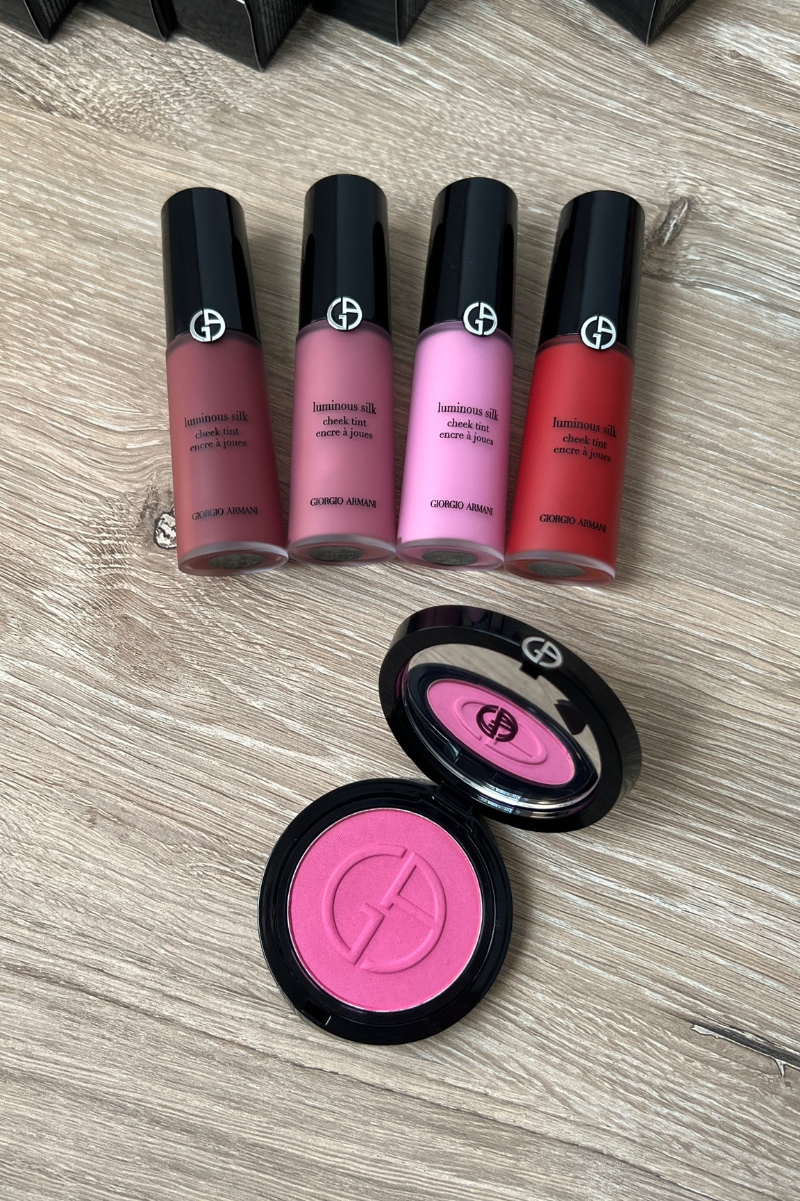 Giorgio Armani Beauty
Luminous Silk Glow Blush in 52 Ecstasy - Cool Baby Pink
Luminous Silk Cheek Tint in 62 Delicate Mauve, 53 Bold Pink, 41 Flaming Red, and 65 Intense Berry  


#LTKGiftGuide #LTKBeauty #LTKSaleAlert