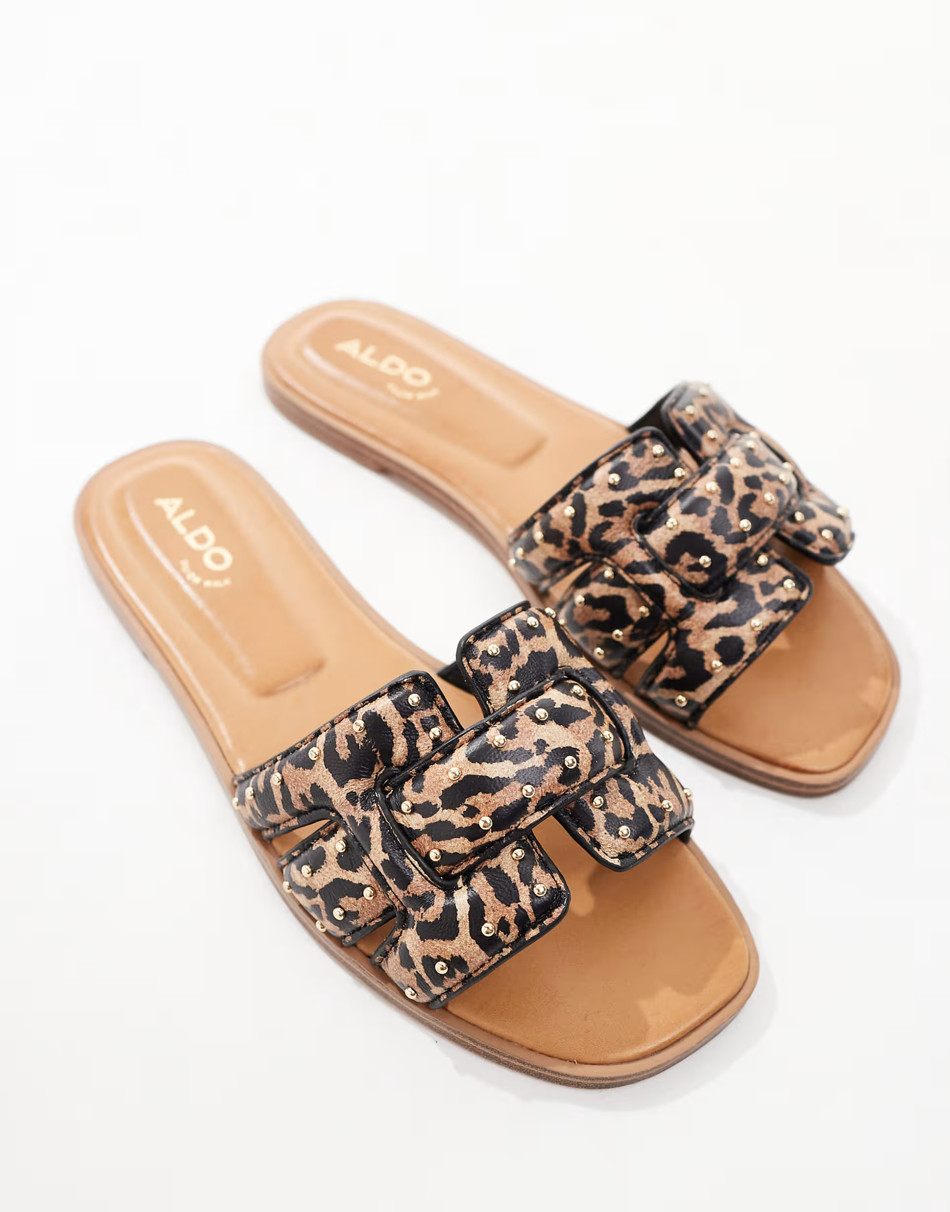 ALDO – Elenaa – Gepolsterte Sandale mit Leopardenmuster | ASOS | ASOS (Global)