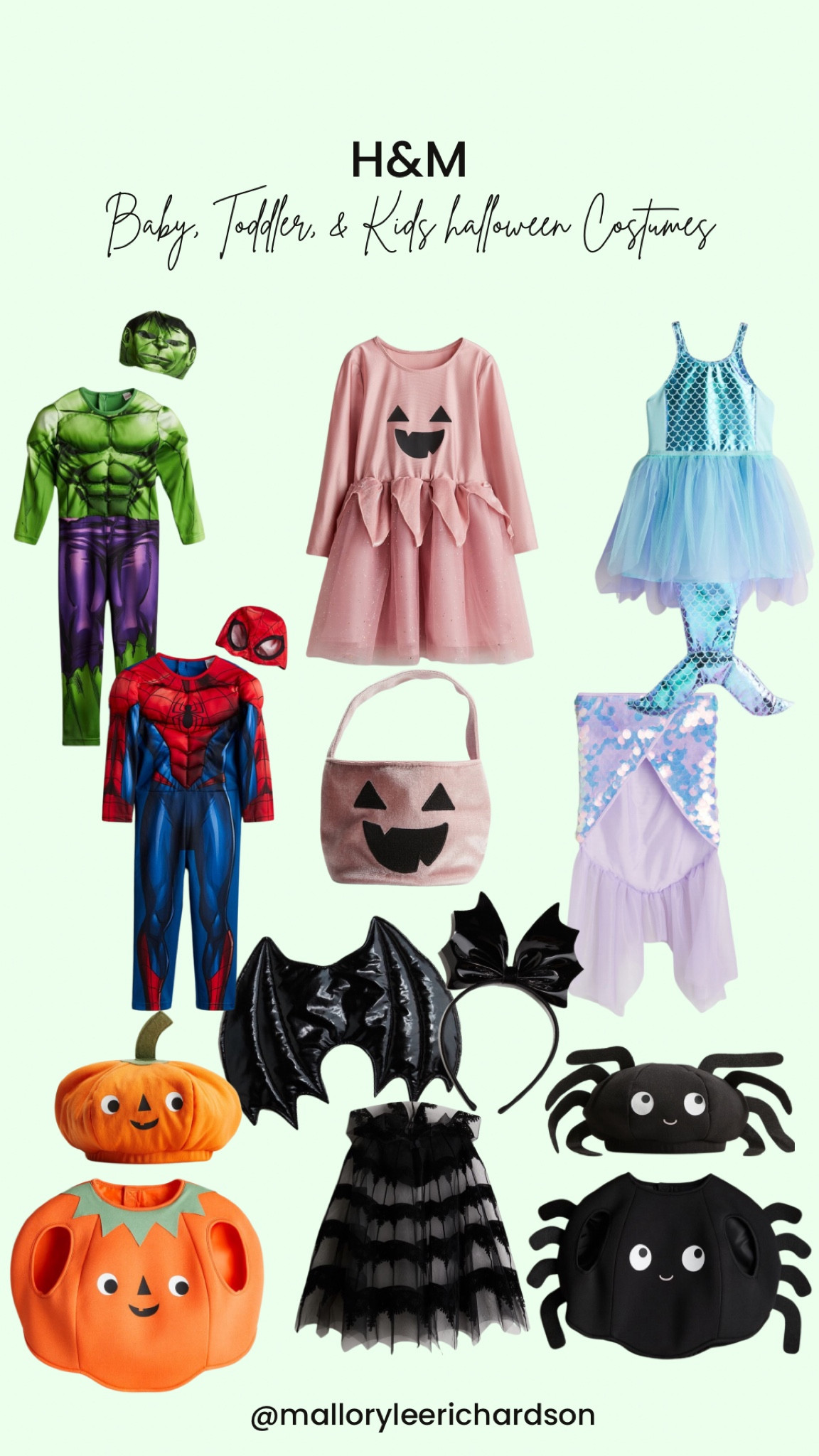 Baby, toddler, & kids halloween costumes from H&M!

halloween, dress up costumes, boys halloween costumes, girl halloween costumes, the hulk, spider-man, mermaid, pumpkin, spider, bat costume, fall, festive 

#LTKBaby #LTKKids #LTKSeasonal