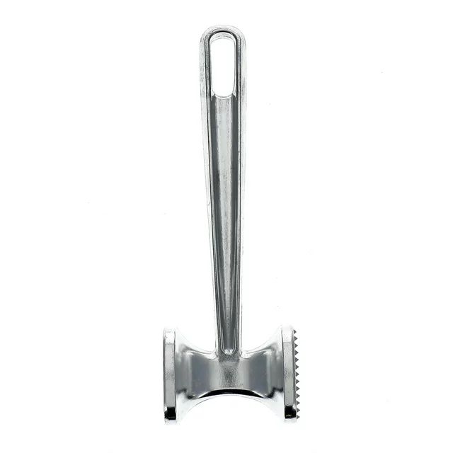 Mainstays Cast Aluminum Smooth and Textured Double-Sided Meat Tenderizer, Silver - Walmart.com | Walmart (US)
