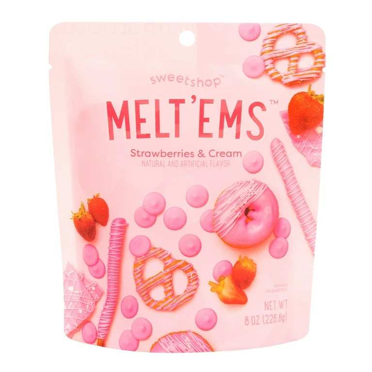 Sweetshop Melt'ems Strawberry Melting Chocolate, 8oz | Walmart (US)