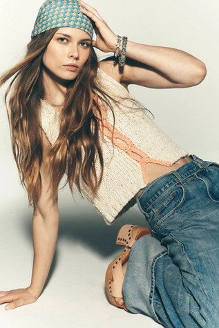 Lotus Paisley Print Bandana | Free People (Global - UK&FR Excluded)