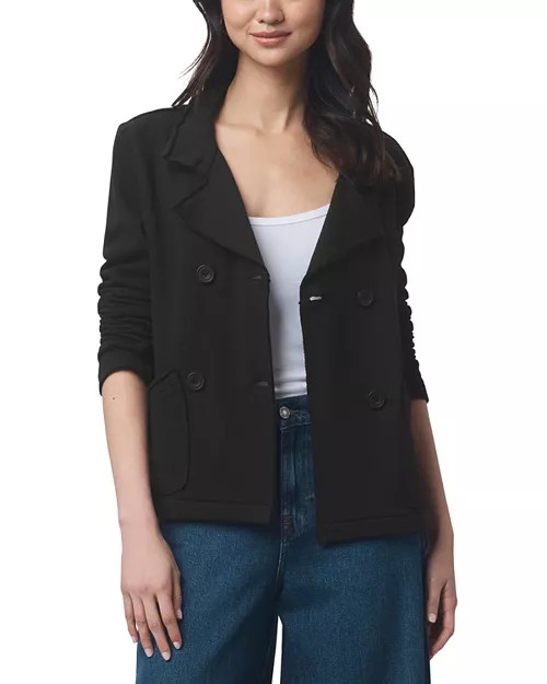 French Terry Double Breasted Blazer | Bloomingdale's (US)