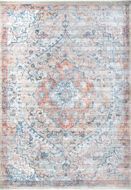 Rust Enshrined Blossom 4' x 6' Area Rug | Rugs USA