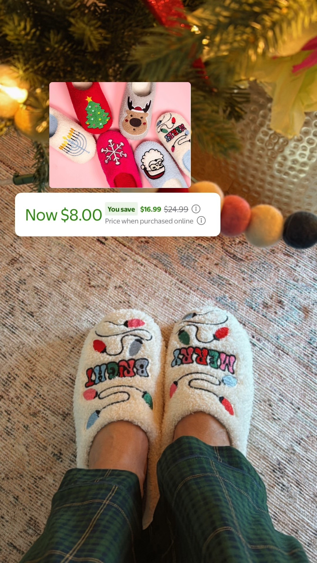The cutest holiday slippers 65% off!!! Several fun prints to choose from & so comfy!

#LTKSaleAlert #LTKGiftGuide #LTKOver40