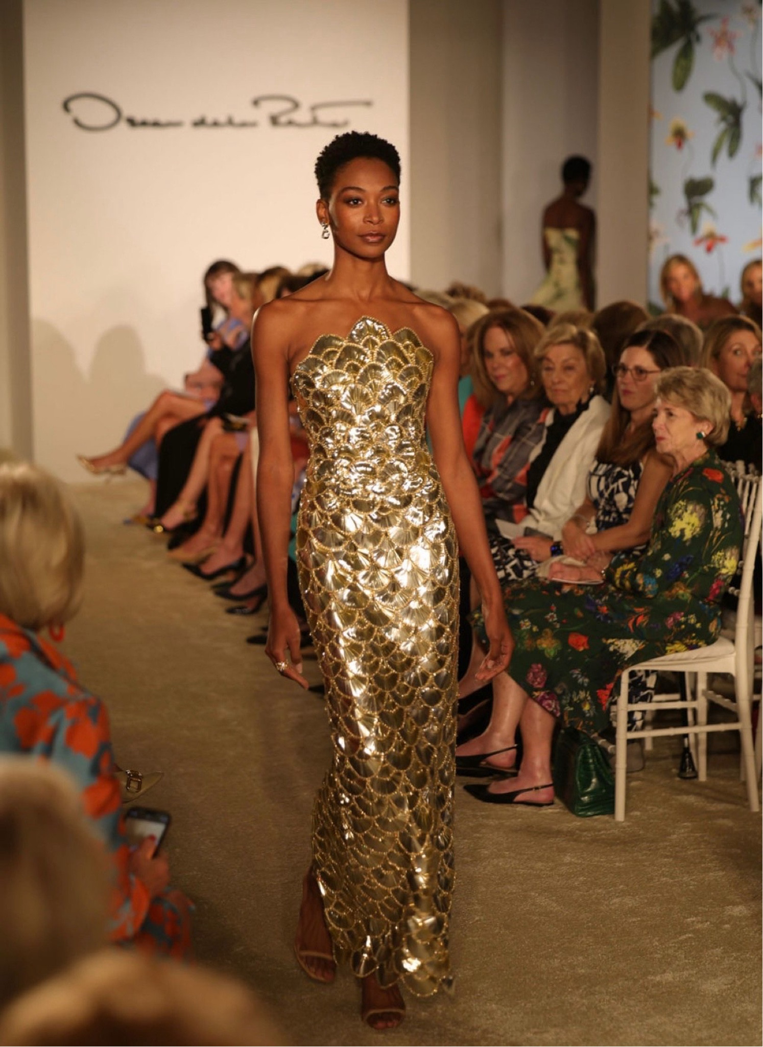 Golden goddess moment ✨ Walking for Oscar de la Renta at Crystal Charity in this stunning metallic gown!#OscardelaRenta #CrystalCharity #GoldenHour #ShopTheLook #LTKfashion 

#LTKSeasonal #LTKNYFW #LTKWedding
