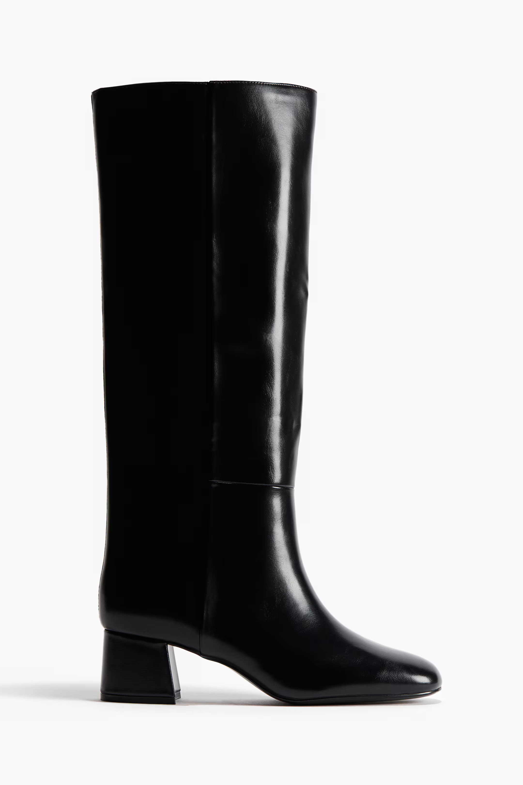Knee-high boots - Black - Ladies | H&M GB | H&M (UK, MY, IN, SG, PH, TW, HK)