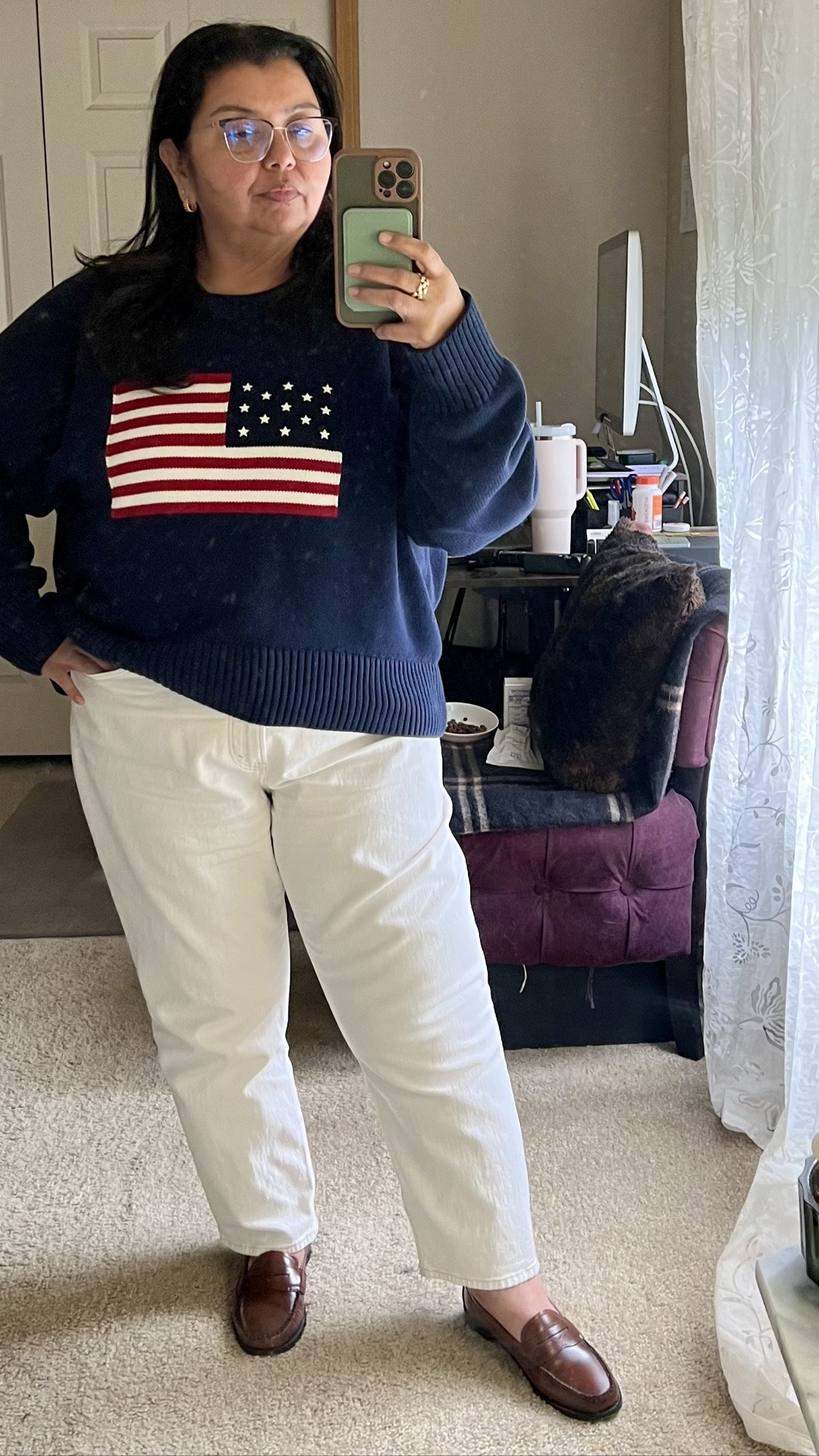OOTD:  Back to a cozy sweater.  When it’s this awesome, I don’t mind one bit.

#LTKMidsize #LTKPetite #LTKSeasonal