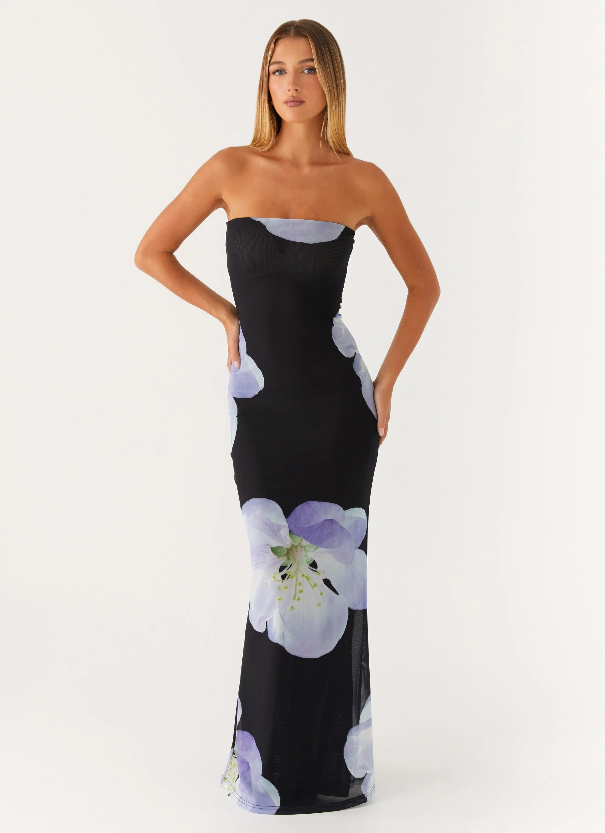 Jorja Maxi Dress - Flower Print | Peppermayo (Global)