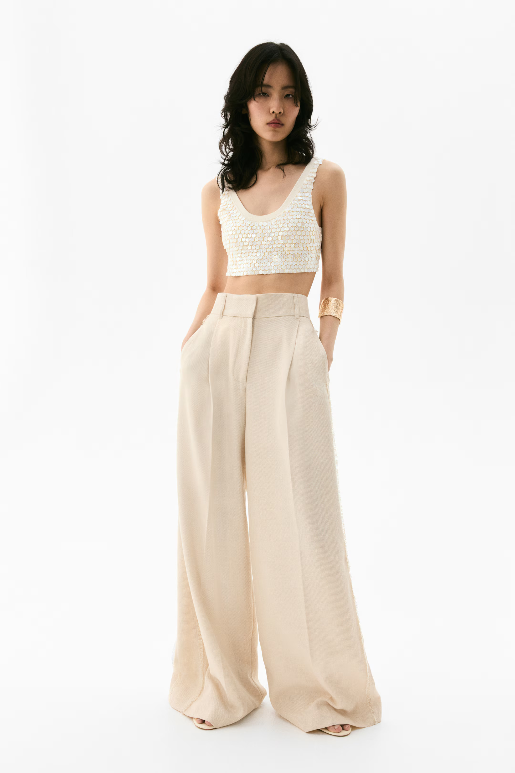 Adorned crop top | H&M (UK, MY, IN, SG, PH, TW, HK)