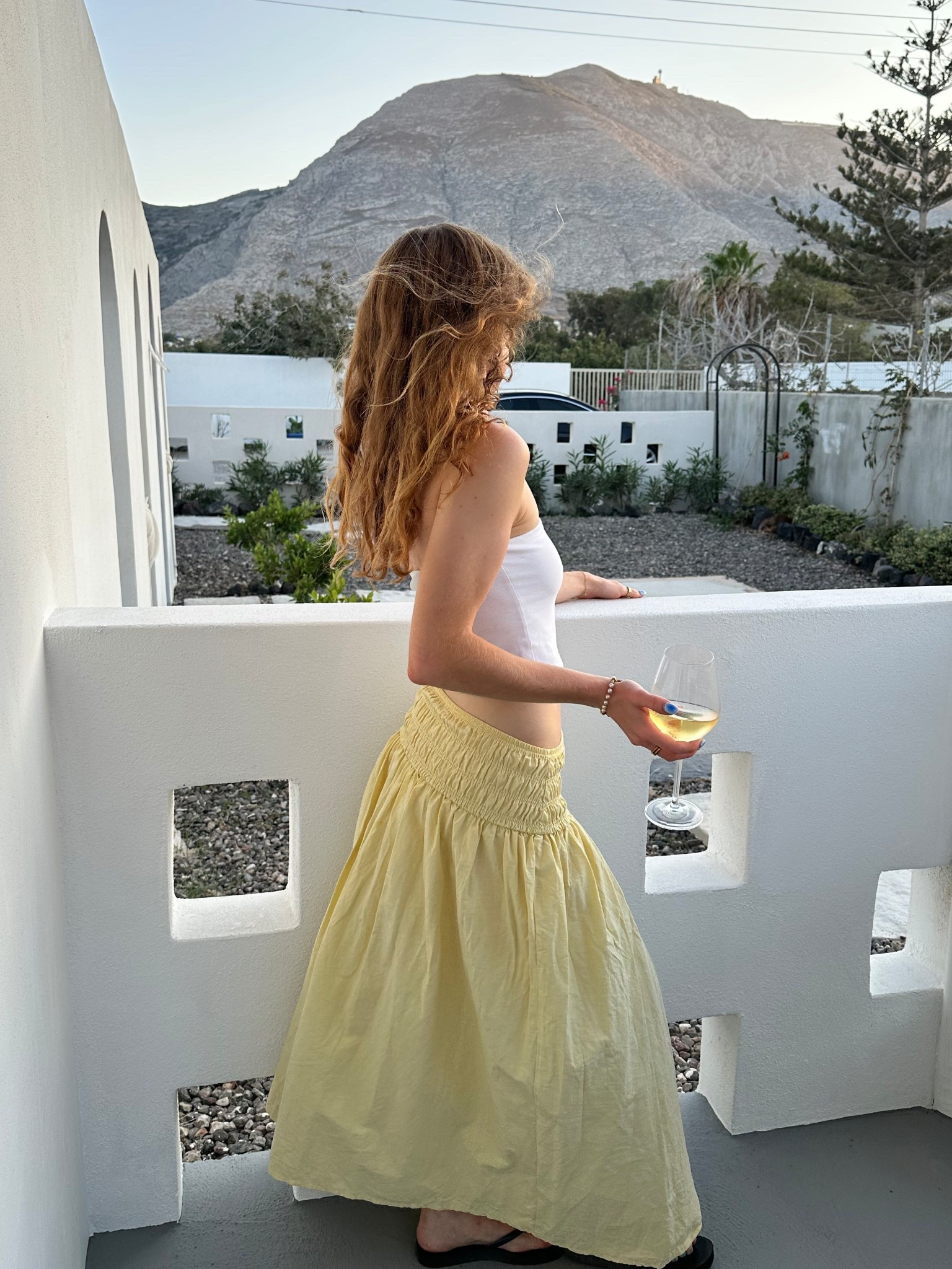 holiday night outfit! butter yellow maxi skirt and white bandeau ✨ 

#LTKFashionMonth #LTKdatenight #LTKeurope