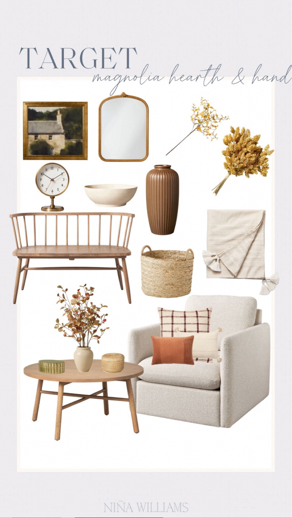 Target Hearth & Hand new home finds!  Fall home decor - home furniture - neutral home decor - framed artwork 

#LTKHome