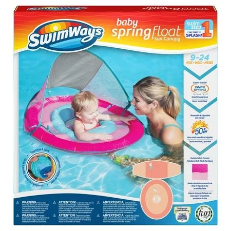 SwimWays Baby Spring Float - Pink Mermaid Unicorn | Walmart (US)