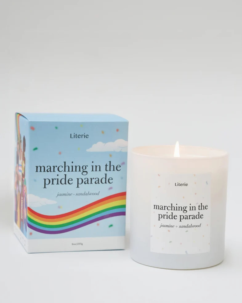 Marching in the Pride Parade | Literie Candle