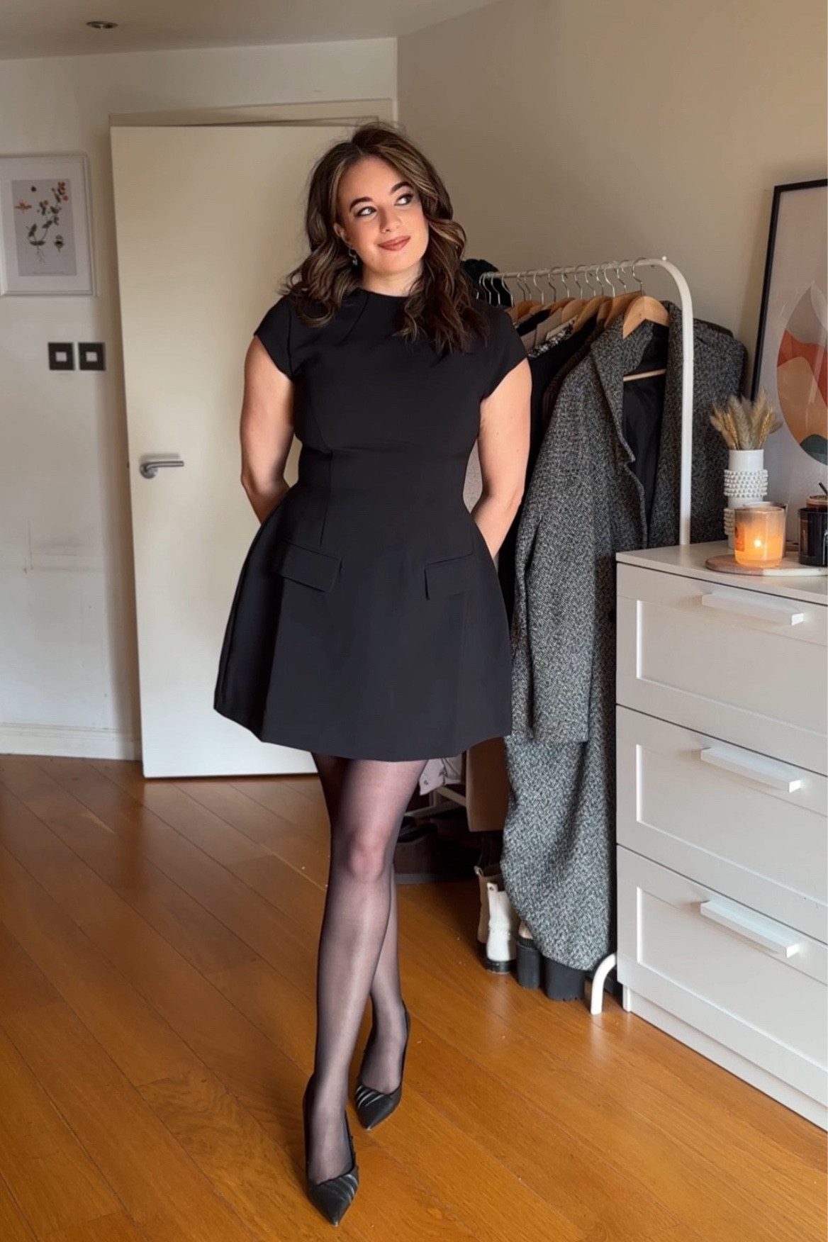 Odd Muse Capped Sleeve Dress in Black 

#LTKmidsize #LTKuk #LTKpartywear