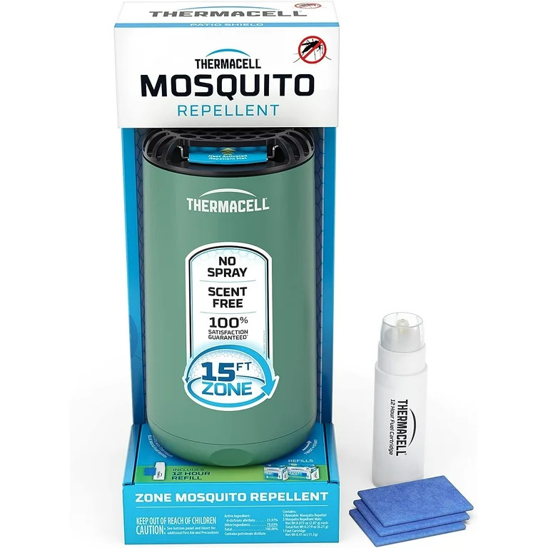 Thermacell Patio Shield Mosquito Repeller; Highly Effective Mosquito Repellent for Patio; No Cand... | Walmart (US)