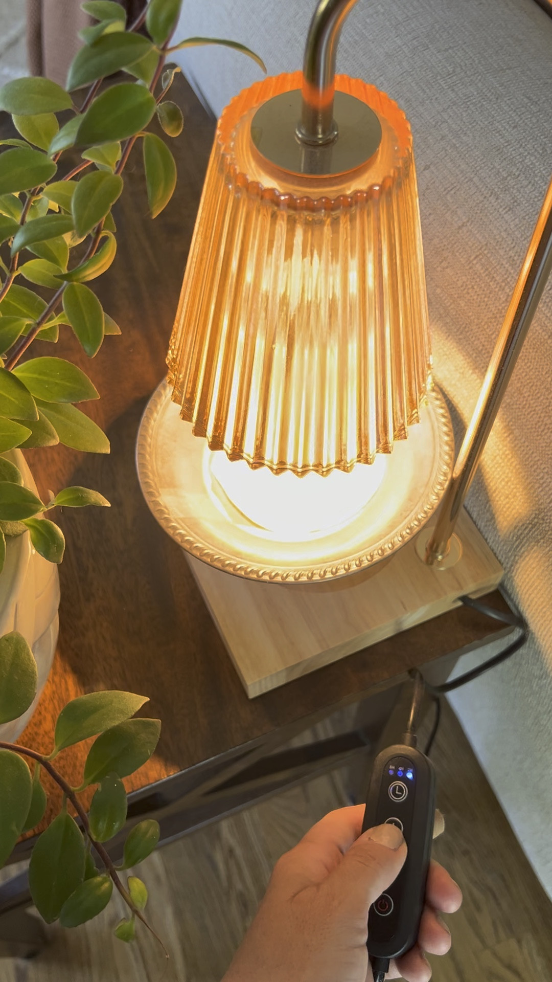 Perfect for fall this Amber glass candle warmer is a wonderful way to get a beautiful fall glow as well as the scent of fall in your home. I love mine so much.

#LTKHome #LTKSeasonal #LTKVideo