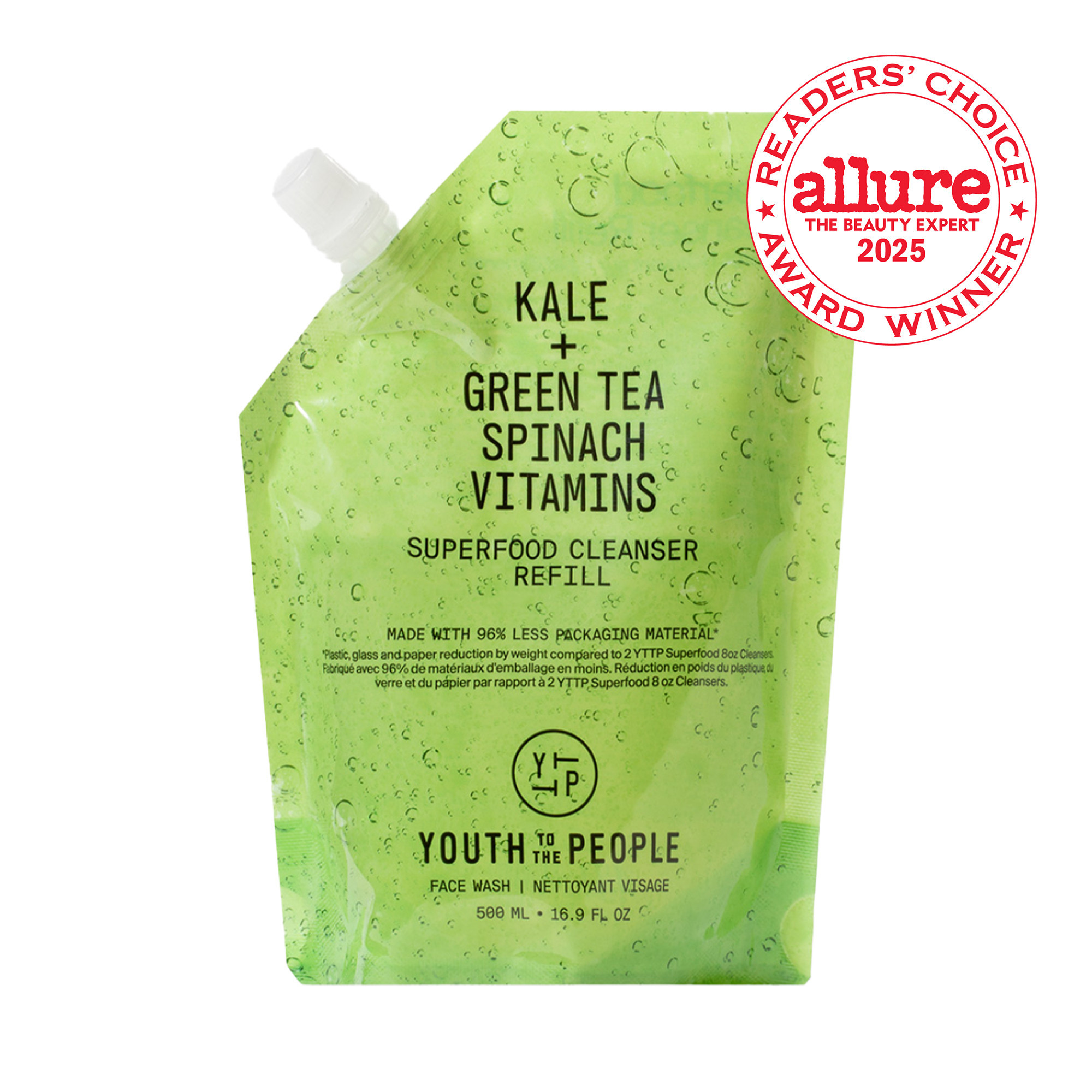 Kale Superfood Face Cleanser | Youth To The People - 16.9ozRefill | Youth To The People