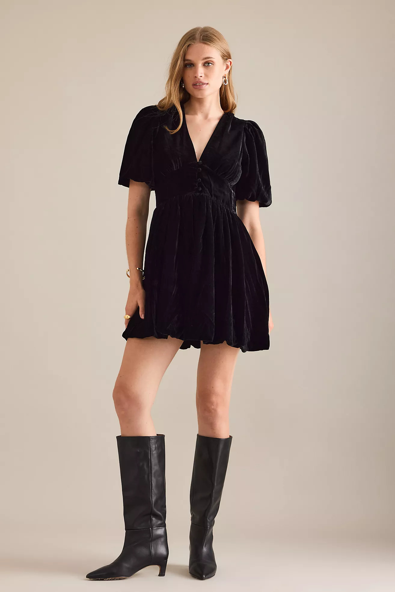 Nobody's Child Starlight Bubble Mini Dress | Anthropologie (UK)