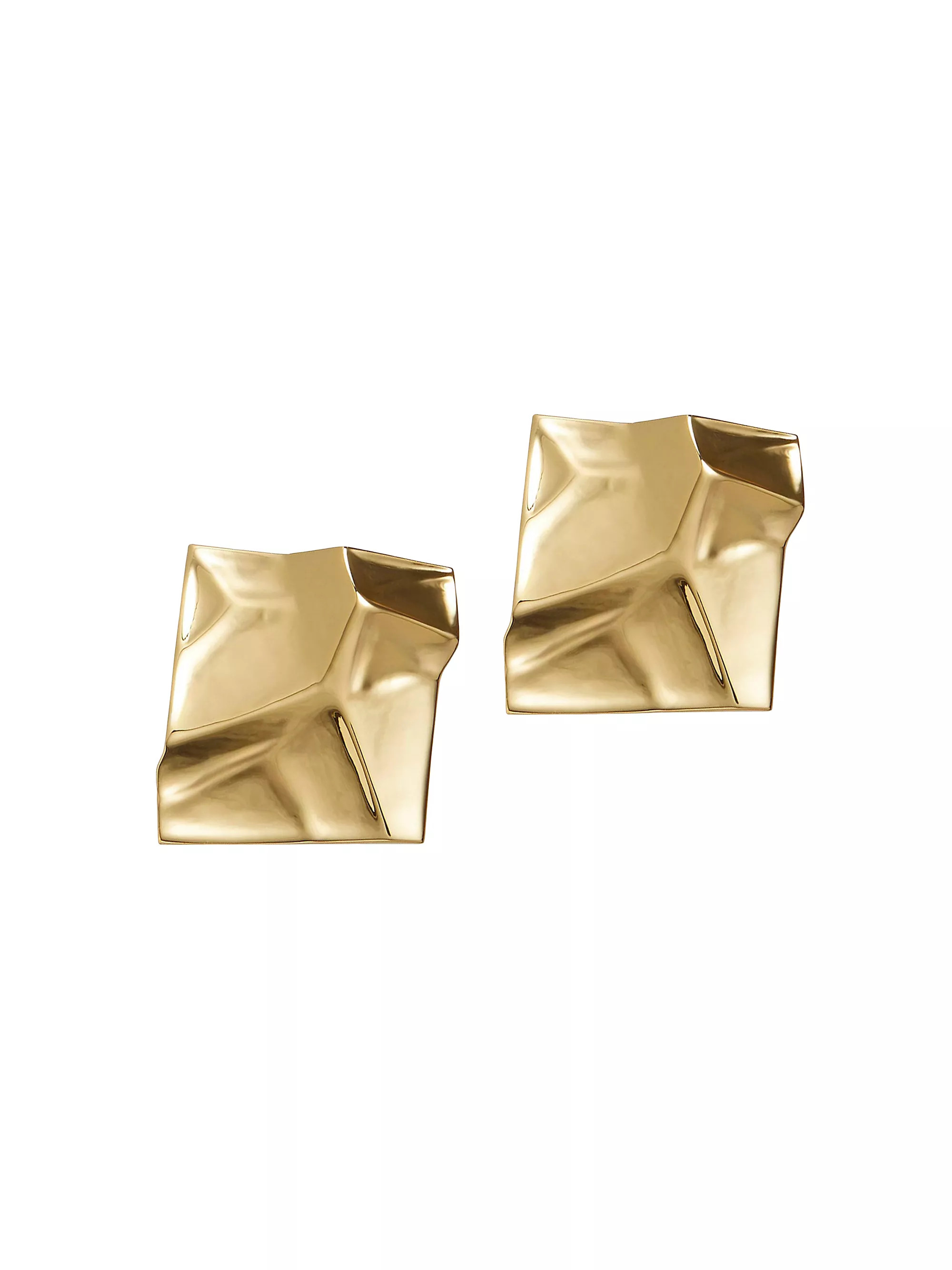 Tetra 14K-Gold-Plated Stud Earrings | Saks Fifth Avenue