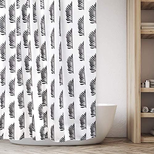 Varato Design Boho Shower Curtain Set with 12 Hooks Palm Leaf Shower Curtain 72 x 72 Inches | Amazon (US)