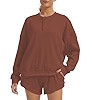 AnotherChill Women's Waffle Knit 2 Piece Lounge Short Sets Cozy Outfits | Amazon (US)