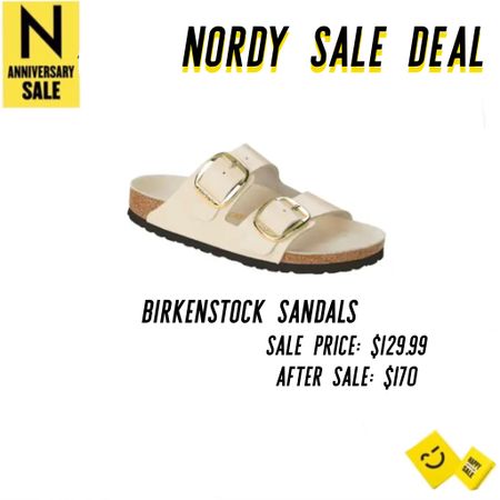 Nordstrom Sale shocker was these amazing Birkenstock sandals! There’s 2 style options available and still in a good amount of stock online. These are ultra trendy for summer but also a great shoe to wear in the cooler months. Birkenstock sale, Nordstrom sale shoes, nordstrom shoes white sandals 

#LTKBacktoSchool #LTKshoecrush #LTKxNSale