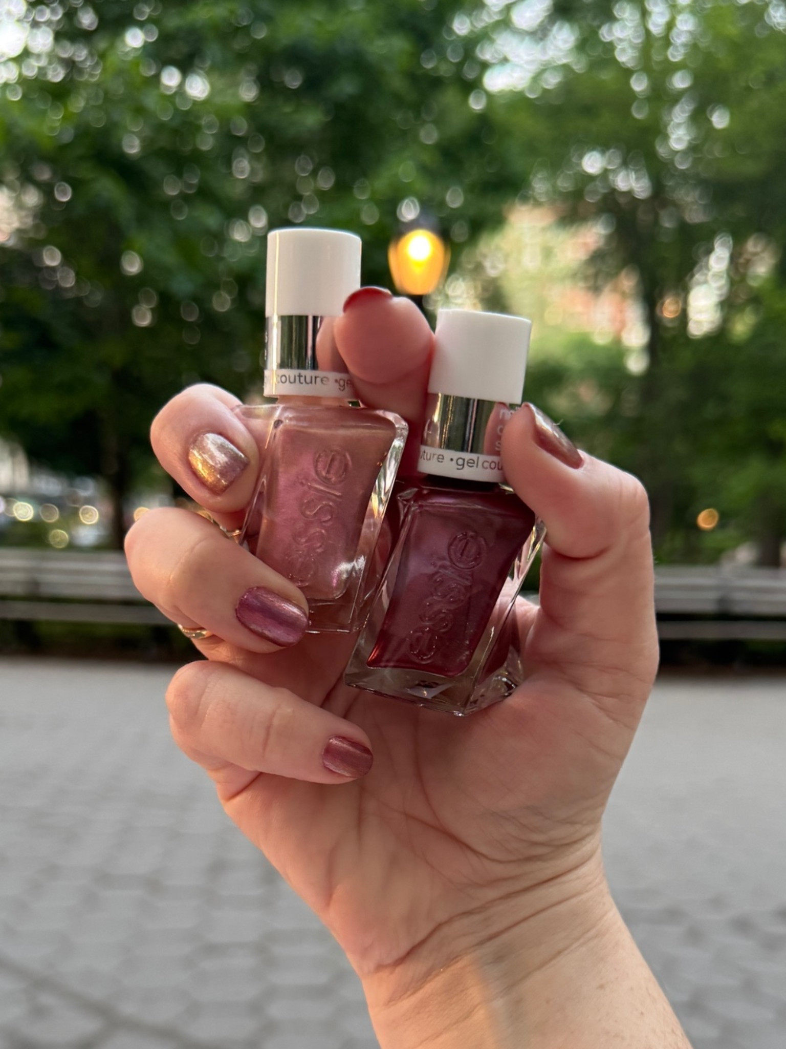2 coats Size Me Up, 1 coat Frost Yourself. This nail polish formula is like gel without the uv lamp. Always lasts me at least a week! 💅🏻

#LTKBeauty #LTKSeasonal