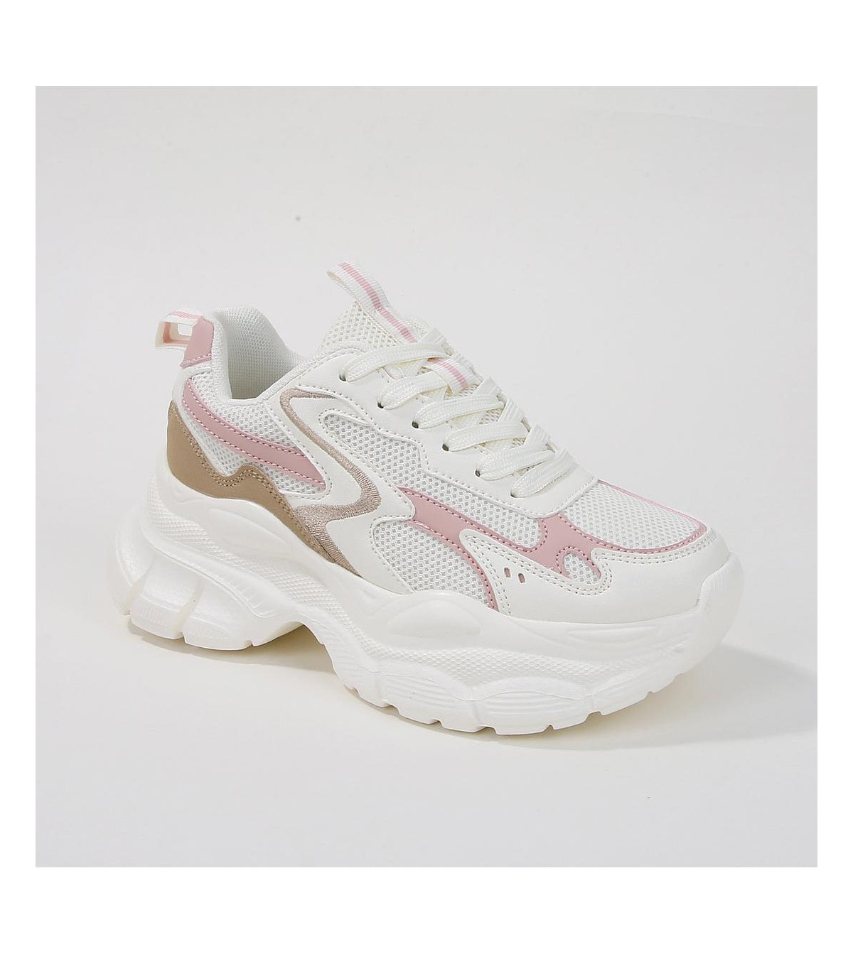Robin Chunky Platform Sneaker - White/multi | Macy's